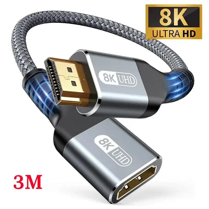 HDMI 2.1 - ̺, HDMI ͽټ  ڵ, Roku TV PS5 HDTV  , 8K @ 60Hz, 4K @ 240Hz
